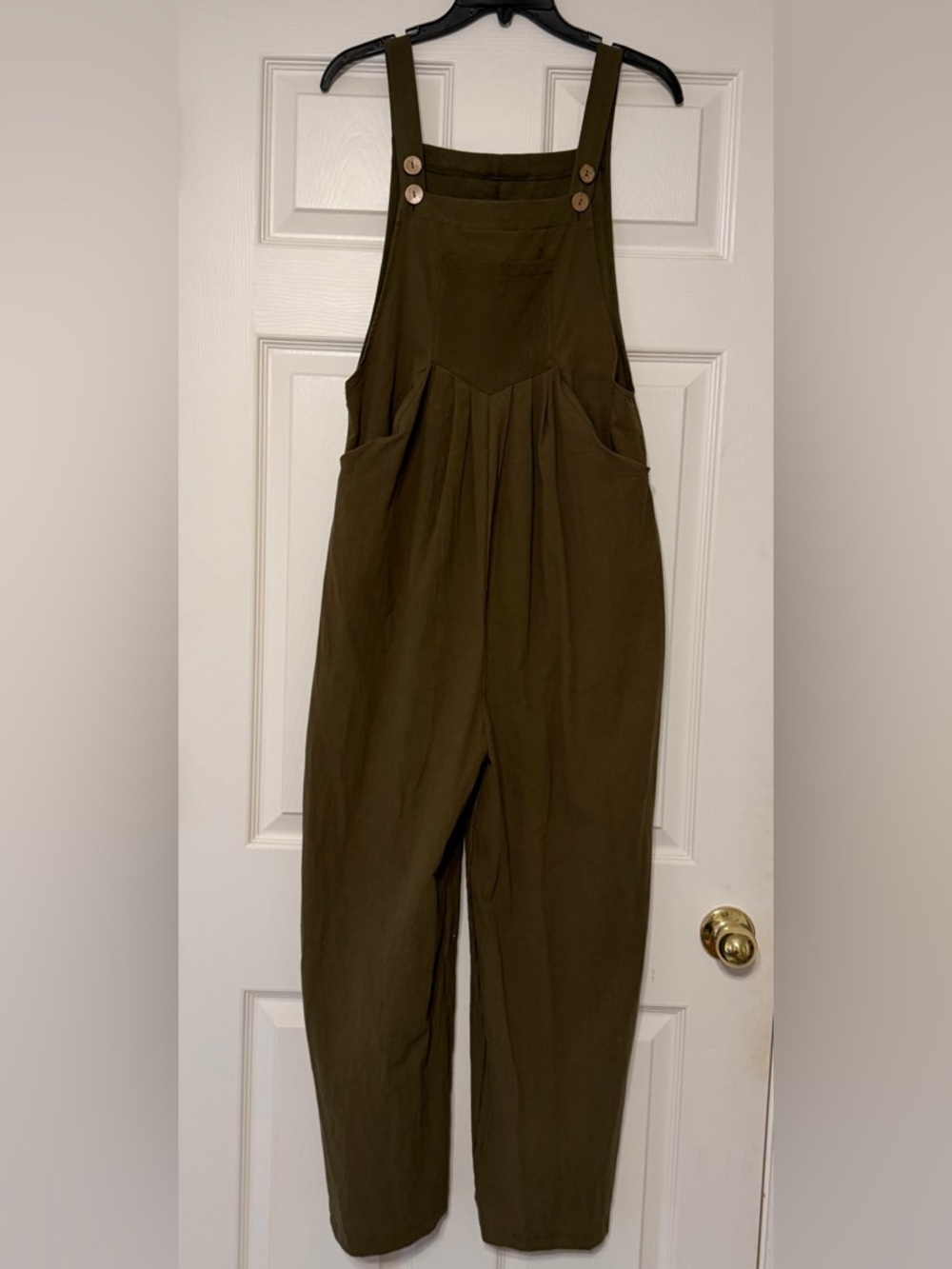 Women’s Olive Green Relaxed Jumpsuit